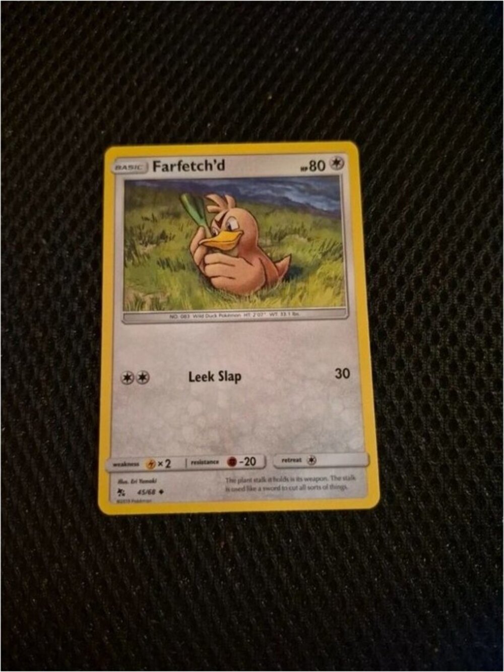 Farfetch'd 45/68 Pokemon Card (2019)